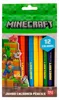 12-Farben-Jumbo-Dreieck-Buntstifte „Minecraft“ von Astra Produktbild-Vorschau 3