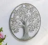 Wandbild Baum des Lebens Metall mintgrün – Ø 40cm, Wanddeko Produktbild-Vorschau 5