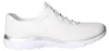 Skechers donna sneaker slip-on Summits bianco, Anteprima dell’immagine prodotto 45