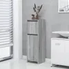 vidaXL Szafka łazienkowa szara Sonoma 30x30x95 cm Materiał Podgląd zdjęcia produktu 2