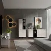 TV-Lowboard Noel 120 Kaschmir/ Schwarz (stehend) Produktbild-Vorschau 3
