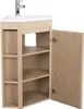 Meuble simple vasque d'angle SORRENTO 45cm Voir les images du produit 1