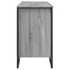 vidaXL Vanity unit grey Sonoma 91x35x60 cm materiál na bázi Náhled obrázku produktu 5