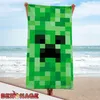 Minecraft Badetuch Creeper 75x150 cm Strandtuch Handtuch Produktbild-Vorschau 6