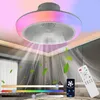 45W Leiser Deckenventilator mit Beleuchtung, RGB Produktbild-Vorschau 1