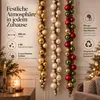 Guirlande de Noël Mica Decorations, dorée, 180 cm - Voir les images du produit 2
