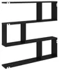 vidaXL Étagère murale en bois imitation chêne noir, 80 x 12 Voir les images du produit 6