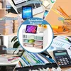4 Stück Premium transparente stapelbare Acryl Briefablage, Produktbild-Vorschau 4