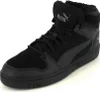A black Puma high-top sneaker with fur lining. Produktbild-Vorschau