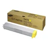A Samsung yellow toner cartridge and its packaging are shown against a white background. Produktbild-Vorschau