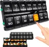 Tablettenbox voor 7 dagen, pillendoos voor 2 keer per dag, Productafbeelding-voorbeeld 1