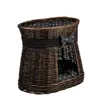 Ovale, donkerbruine kattenhuisje / kattenmand / Productafbeelding-voorbeeld 7