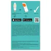 Diagram showing how to connect a smart bulb to a smartphone app for smart home control. Produktbild-Vorschau