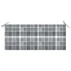 vidaXL Gartenbank-Auflage Grau Karomuster 120x50x4 cm Produktbild-Vorschau 8