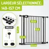 Barrière bébé extra plate sans seuil – Sans perçage – Merle Voir les images du produit 2