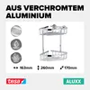 tesa Duschregal Duschablage Eckregal Doppel Duschecke Produktbild-Vorschau 2