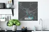 MuchoWow® Poster Stadtplan - Deutschland - Blau - Hameln - Produktbild-Vorschau 3