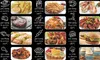 A collage of different foods cooked in an air fryer, with text indicating cooking times and temperatures. Produktbild-Vorschau