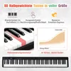 88 Tastatur Keyboard mit Notenständer, Pedal, LCD-Display & Produktbild-Vorschau 4