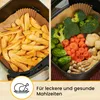Papier sulfurisé pour friteuse à air chaud, 200 pièces, Voir les images du produit 7