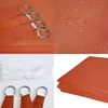 Rotes wasserdichtes Garten-Sonnensegel, UV-Schutz, 3 x 3 Produktbild-Vorschau 8