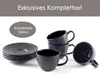 Hanseküche Cappuccino Tassen 4er Set (180 ml) aus Steingut Produktbild-Vorschau 6