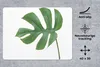 MuchoWow® Mauspad Mousepad Botanisches Blatt auf weißem Produktbild-Vorschau 2