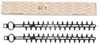 Set coltelli STIHL 500 mm per HL, HL-KM 42437106003 Anteprima dell’immagine prodotto 4