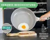 DIVORY 28 cm Pfanne mit Keramikbeschichtung und abnehmbarem Produktbild-Vorschau 2