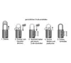 ABUS 29052 7 SB Kombinations-Zahlenschloss Serie 155 Produktbild-Vorschau 7