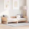 vidaXL Ausziehbares Tagesbett Natur 203,5 x 184 x 56,5 cm Produktbild-Vorschau 2