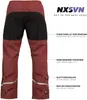 RUBBERNECK NXSVN Regenhose Uni, atmungsaktiv, rot, Gr. S Produktbild-Vorschau 2