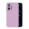 A purple phone case is shown from the front, with a portion of a smartphone visible on the right side. Produktbild-Vorschau