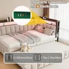 Merax: Sofá cama tapizado de 90x200 cm con cama extraíble, Vista previa de la imagen del producto 5