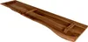 Holzplatte Akazienholz nussbaum massiv 140x30 cm Holzbrett Produktbild-Vorschau 4