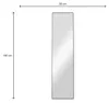SensaHome Miroir sur pied - Miroir mural minimaliste - Noir Voir les images du produit 9