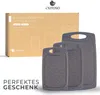EXITOSO Planches à déjeuner - set de 3 - plastique, lavable Voir les images du produit 7