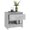 vidaXL Noční stolek Concrete Grey 40x30x39 cm Dřevěný Náhled obrázku produktu 3