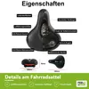 Fahrradsattel Fahrradsitz ergonomisch mit Gel und Produktbild-Vorschau 7