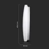 V-TAC 217605 Ceiling light LED (monochrome) EEC: F (A - G) Produktbild-Vorschau 14