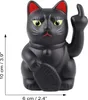 Glückskatze Angry Cat Maneki-neko Stinkefinger Mittelfinger Produktbild-Vorschau 5