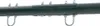 A close-up view of a dark gray metal bar with several silver U-bolts and nuts attached. Anteprima dell’immagine prodotto