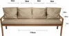 Cuscini per panchina da giardino Beige| Seduta 170x60x7 + Anteprima dell’immagine prodotto 3