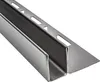 Glas-Fliesenprofil Edelstahl Klemmprofil Wandprofil V2A 2m Produktbild-Vorschau 1