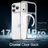 A clear phone case is shown with marketing text and graphics. Podgląd zdjęcia produktu