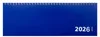 A blue desk calendar for the year 2026 with the brand name 'adina' printed vertically. Produktbild-Vorschau