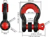 SucceBuy 3/4" D-Ring Shackle, 2 Pack Alloy Steel Shackle Anteprima dell’immagine prodotto 8