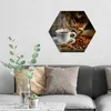 DEQORI Glasbild Echtglas 55x48 cm 'Bildlicher Kaffeegenuss' Produktbild-Vorschau 3