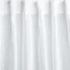 HOMLA NISA Voile Vorhang mit geprägtem Muster weiß 140x250 Produktbild-Vorschau 1