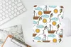 MuchoWow® Mauspad Mousepad Drachen - Sommer - Boot - Muster Produktbild-Vorschau 5
